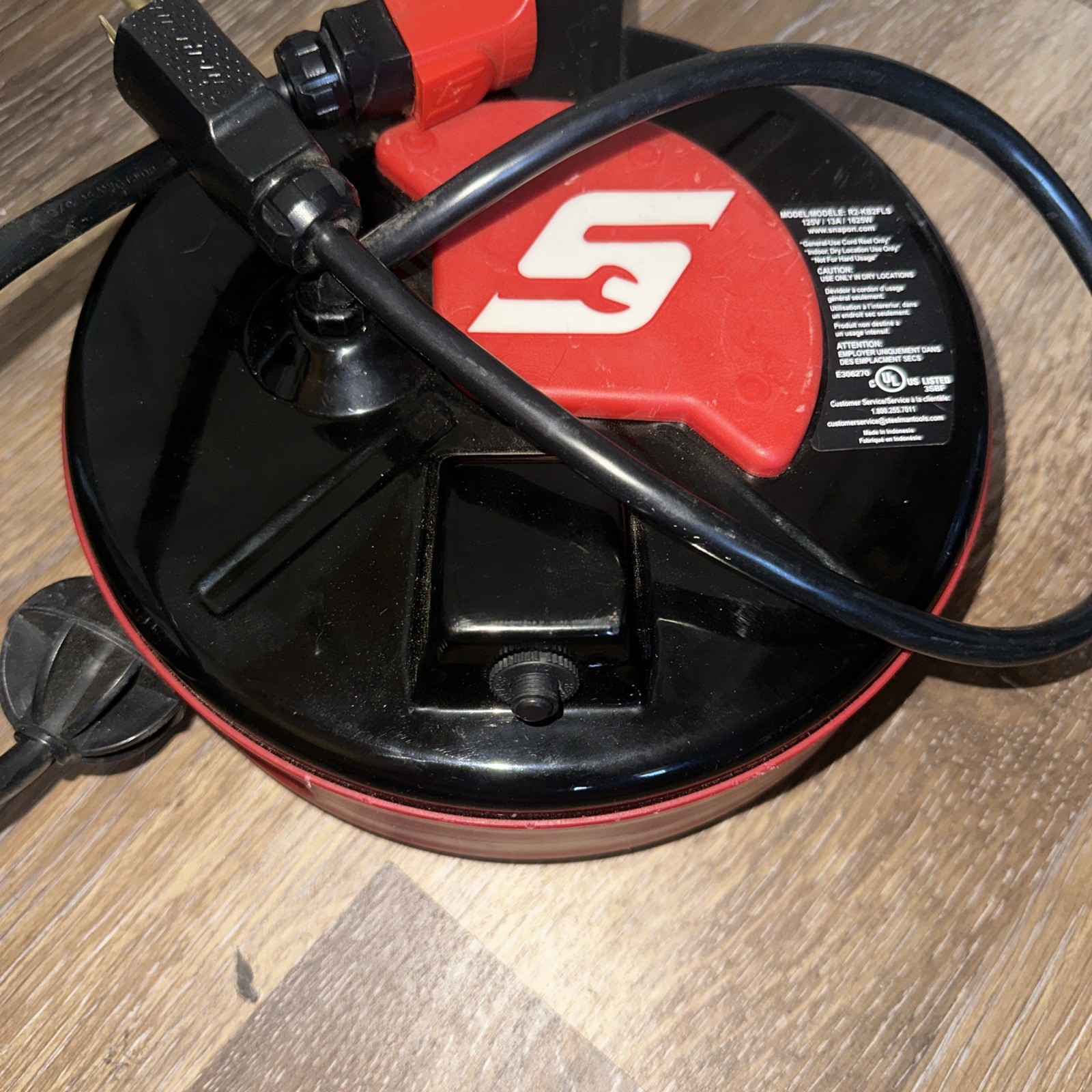 Snap On R2-KB2FLS Retractable Extension Cord 12V/13A/1625W 30’ Reel gallery