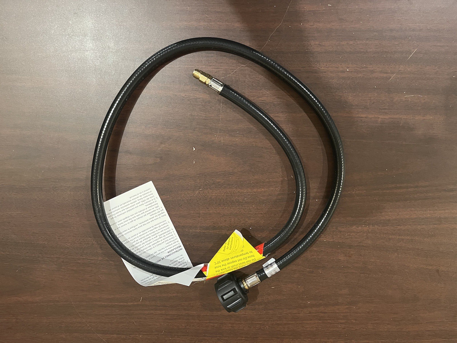 Gassaf 4 FT RV Propane Hose, Propane Pigtail Connector Hose QCC1 Connector- Acme gallery