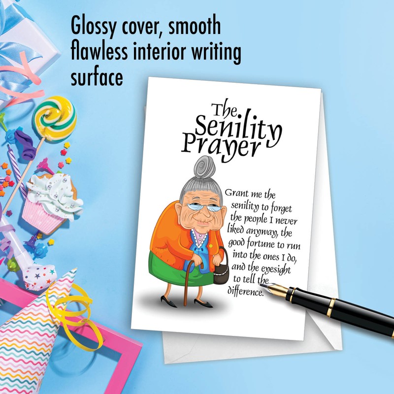 Senility Prayer: Funny Birthday Greeting Card gallery