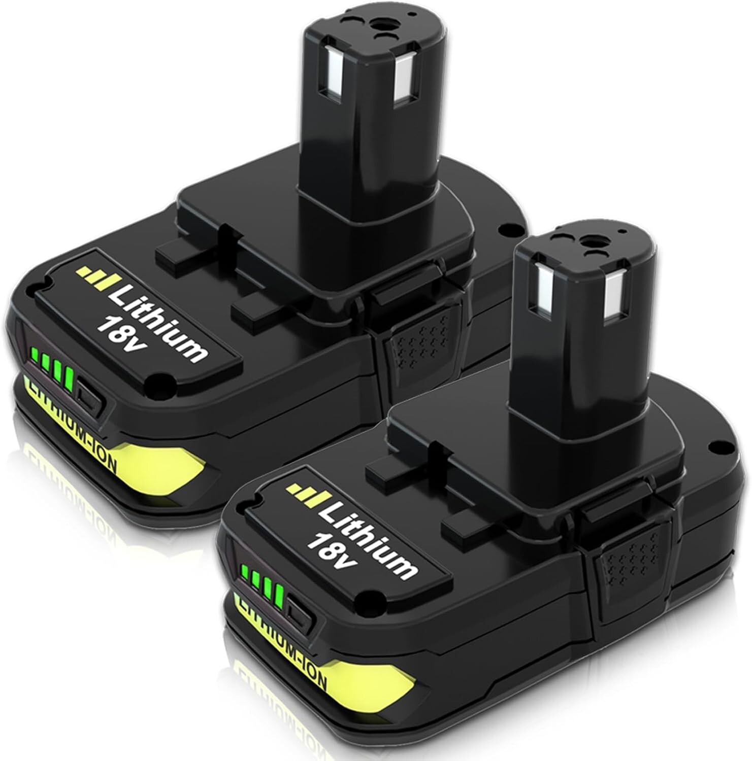 Upgraded 2x 3/6/8Ah High Capacity For P108 RYOBI 18V Lithium Battery P103 P102 gallery