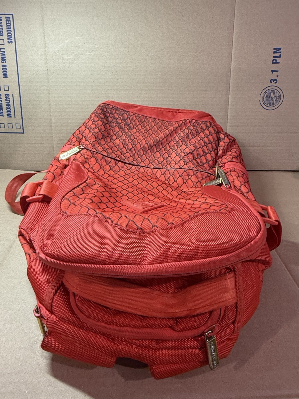 Sprayground Backpack Red October Limited Edition Used 4