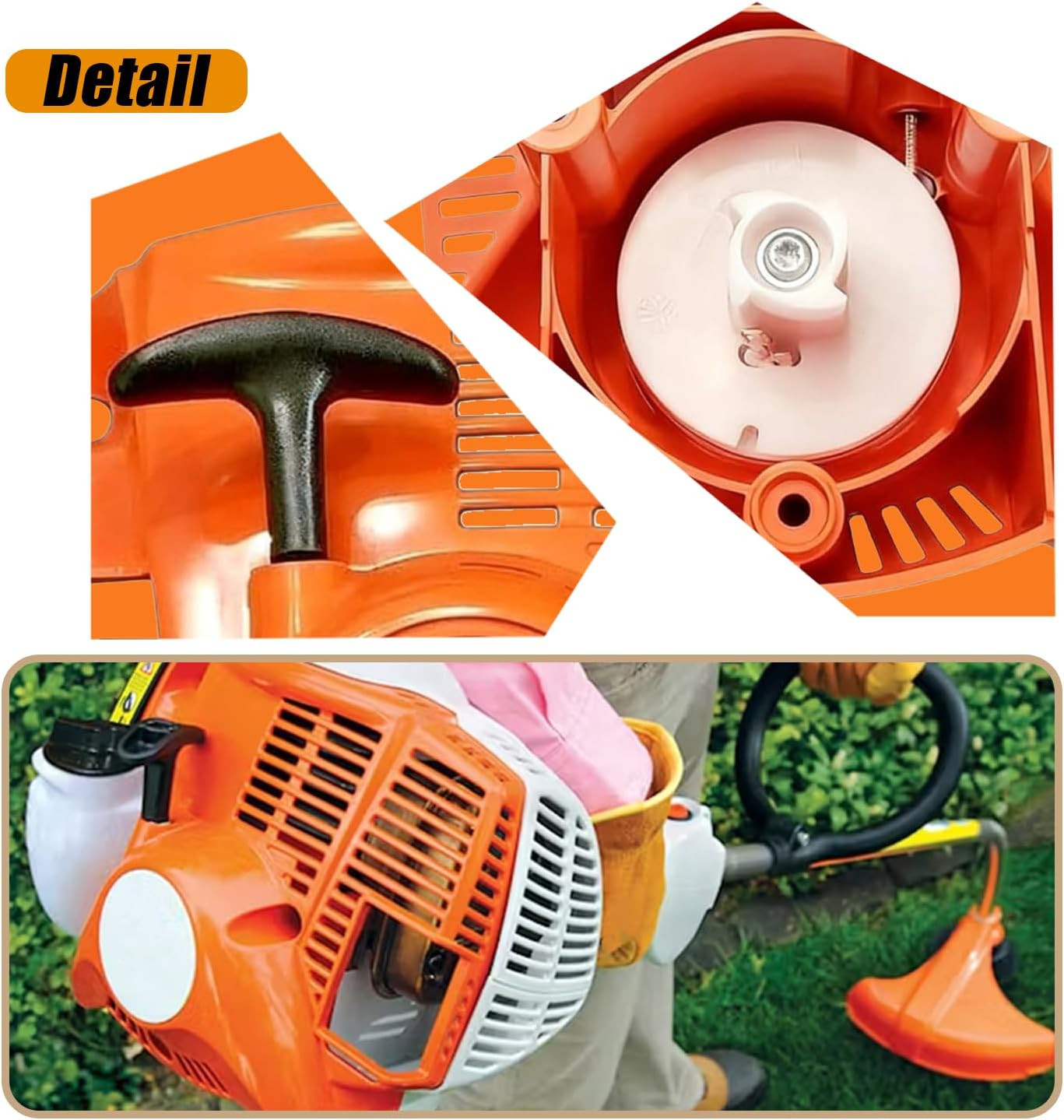 FS40 Recoil Pull Starter 4144-190-4013 Replacement for Stihl FS40 FS40C FS50 FS5 gallery