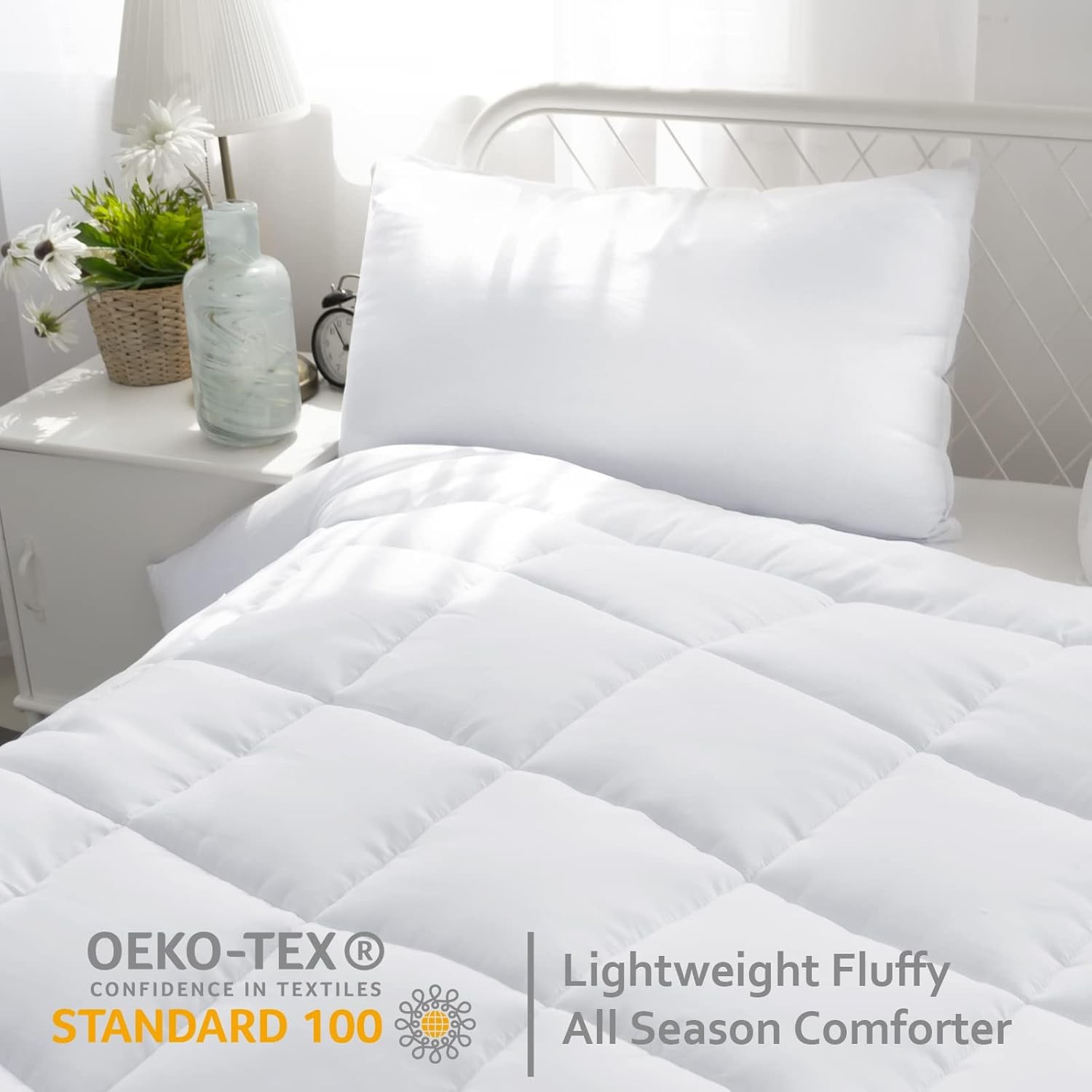 Down Alternative Comforter Duvet Insert Queen Size White, Queen Size Blanket gallery