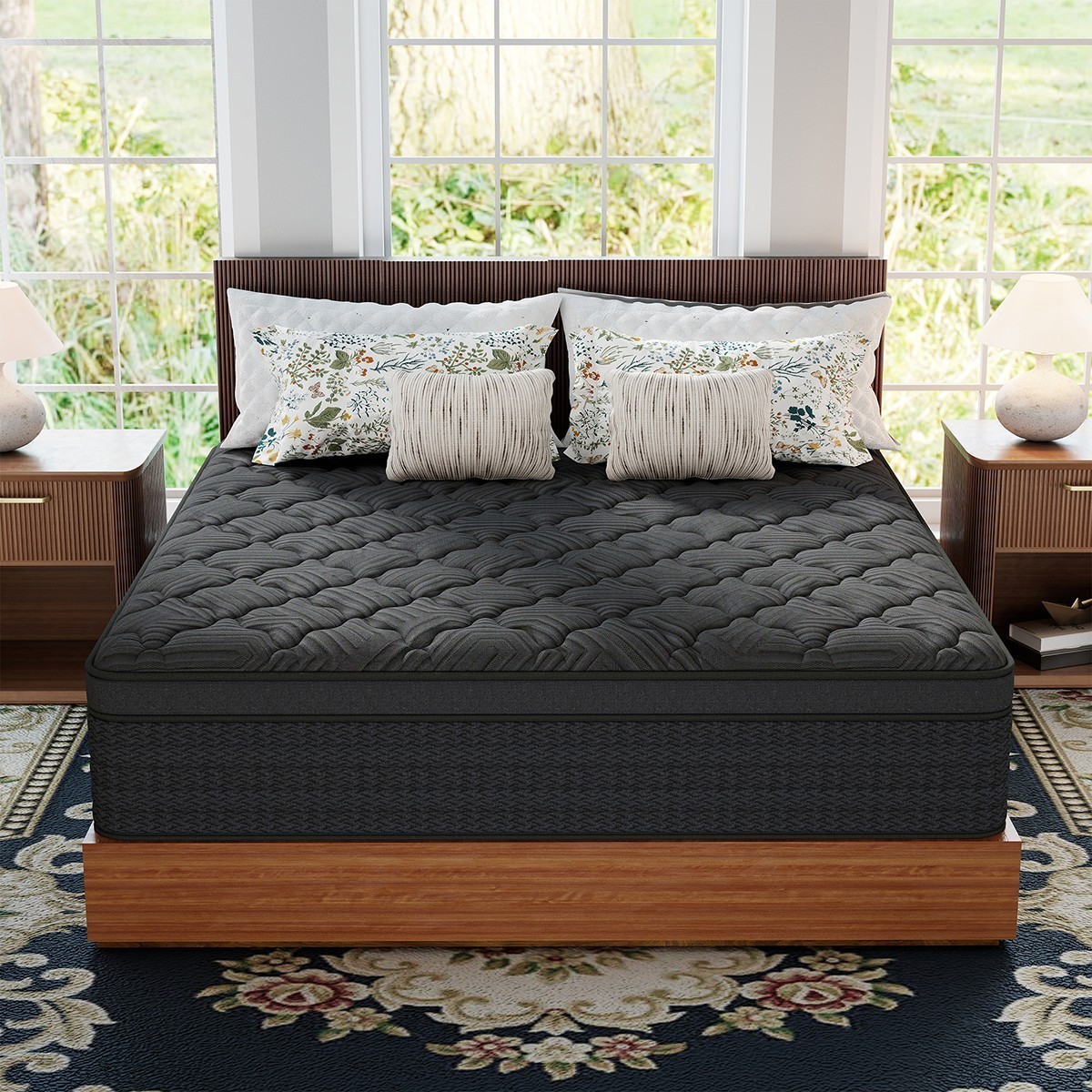 12"/14" Gel Memory Foam Hybrid Spring Mattress In a Box Twin Full Queen King gallery