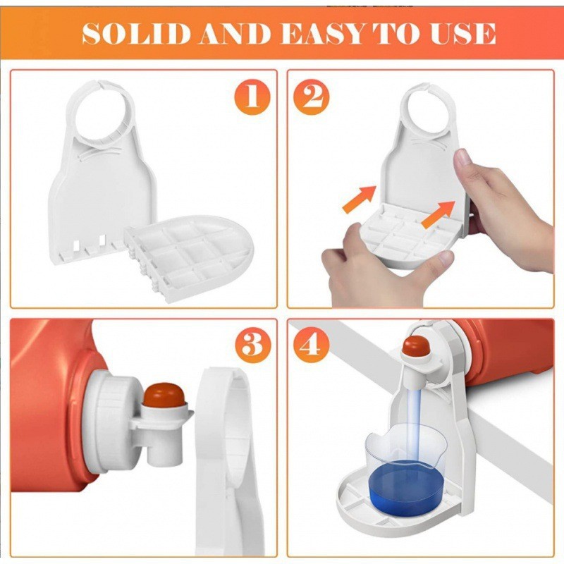 2x Laundry Detergent Holder No Spill Drip Catcher for Laundry Room Organization gallery