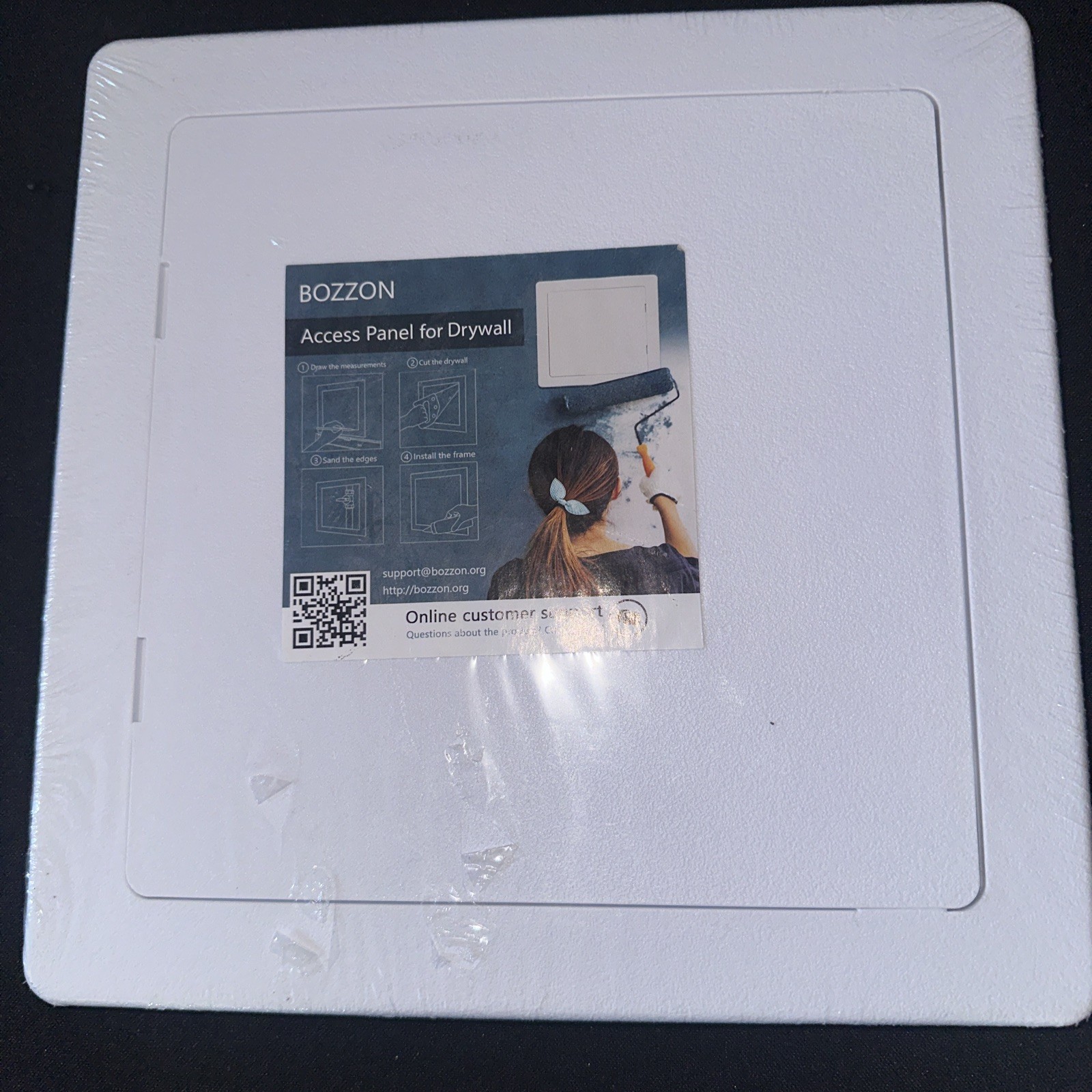 Access Panel for Drywall 8”X8” Access Door White Plastic - Bozzon - New gallery