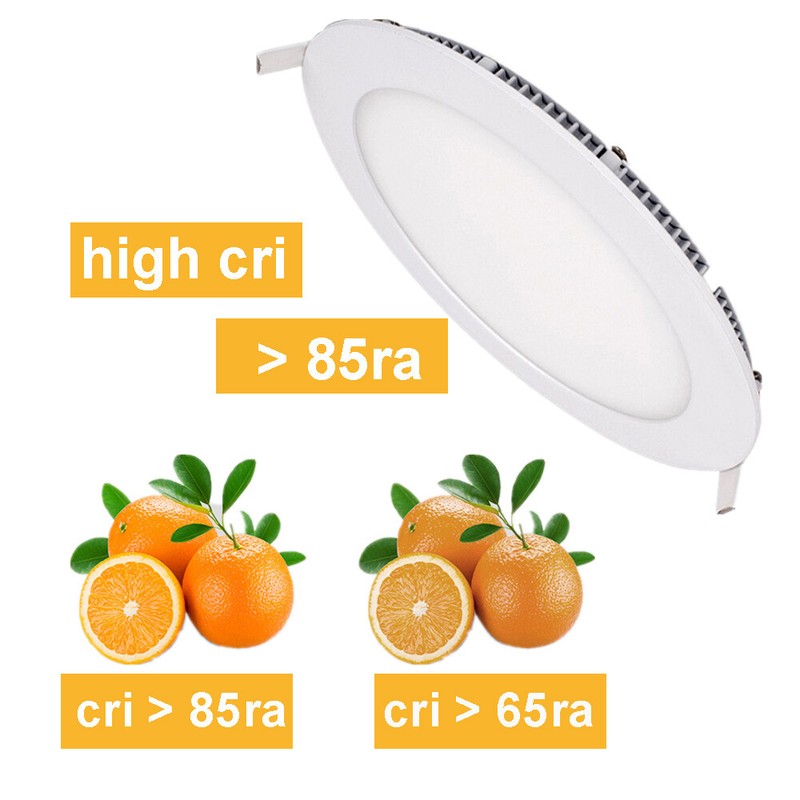 10 Pack 8 INCH Ceiling Light Recessed 6500k Cool White 85v-265v Flat Panel Bulb gallery