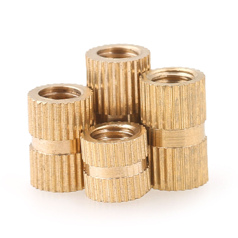 M5 5mm Brass Solid Knurled Nuts Thumb Nuts Insert Embedded Nuts gallery