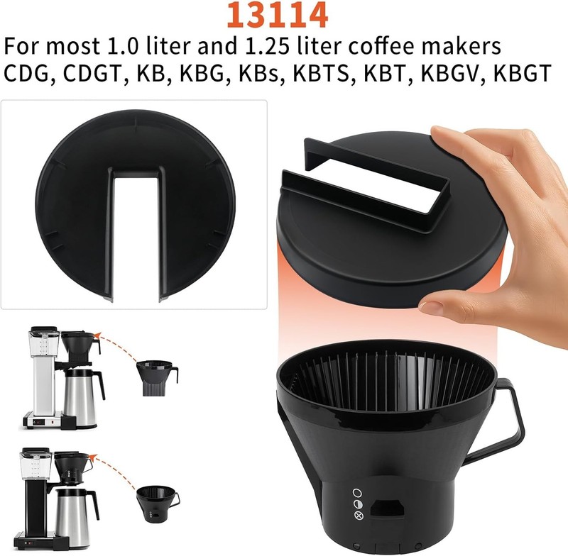 Brew Basket Lid for Moccamaster & Technivorm Coffee Machines - BPA-Free gallery