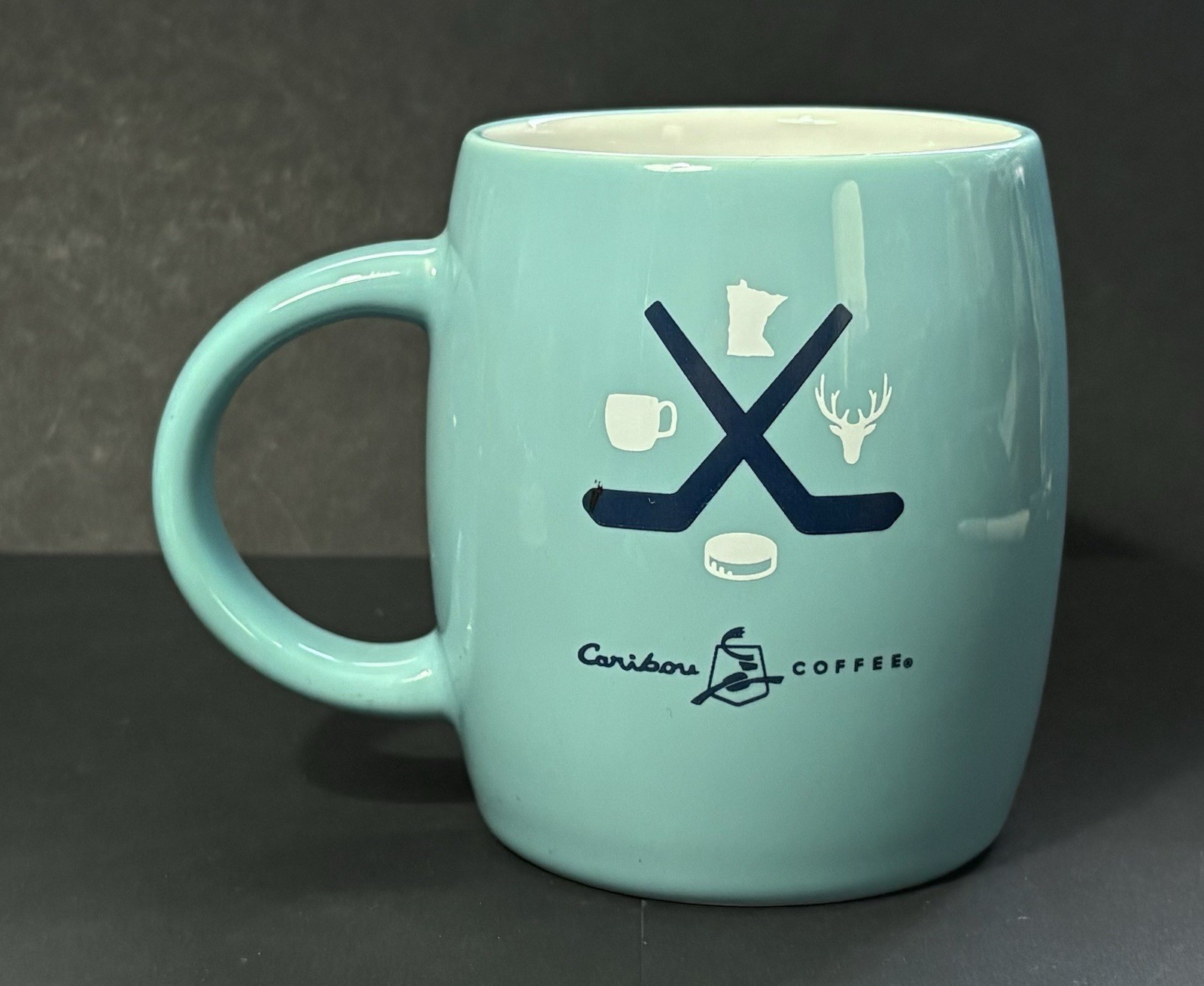 Caribou Coffee Minnesota I Run On Caffeine And Hockey 14oz Coffee Mug gallery