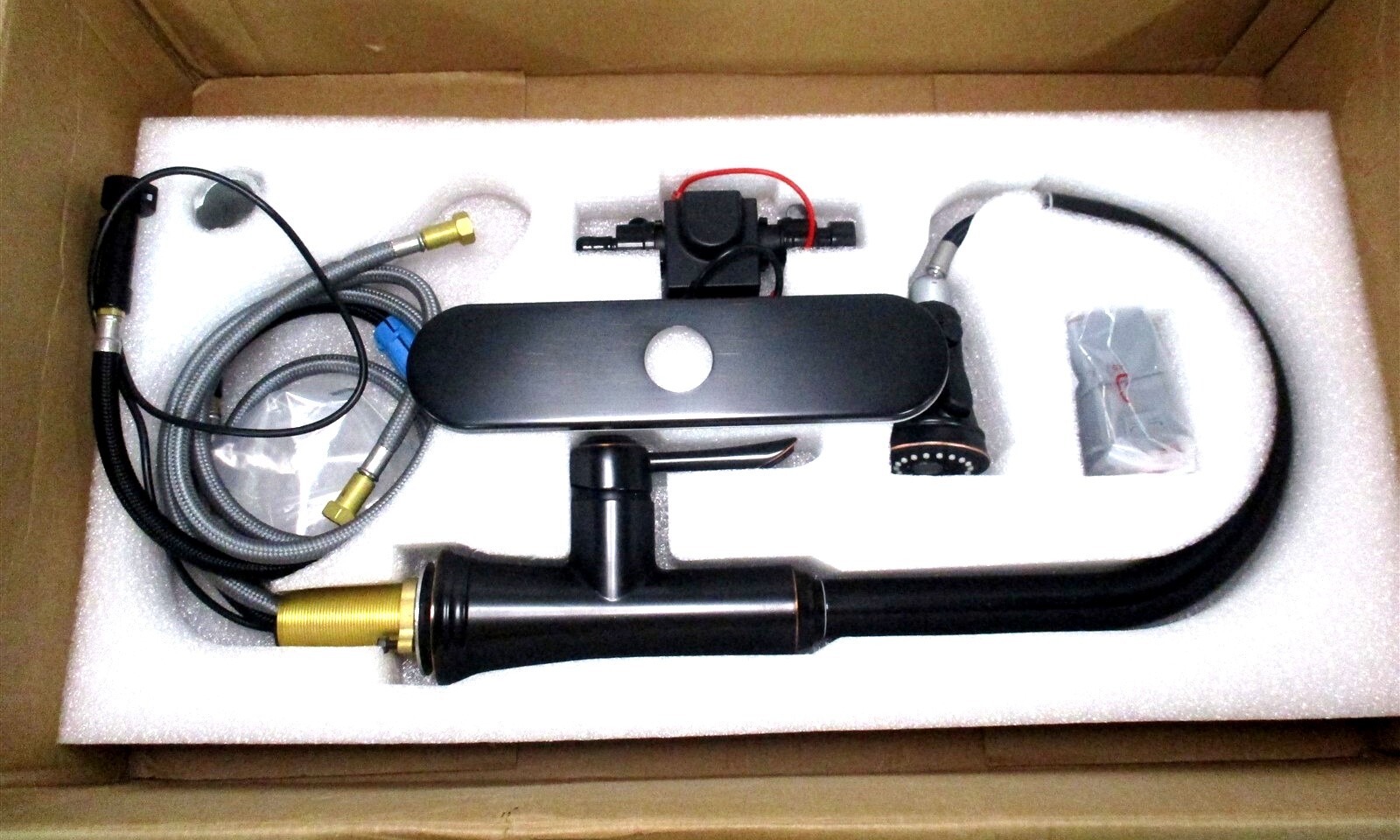 Wowish (50301-05) Deck Mount Oil Rubbed Bronze Pull Down/Out Kitchen Faucet gallery