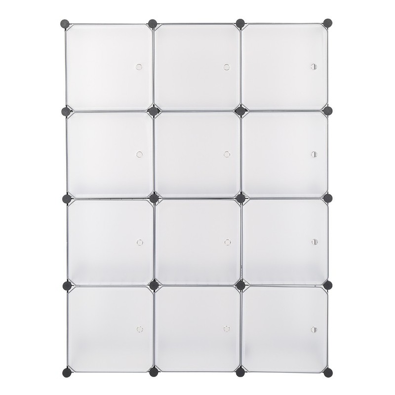 12 Cube Storage Organizer Portable Adjustable Multi-Purpose Shelving Unit New gallery