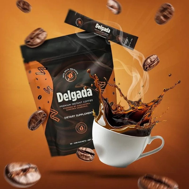 Instant Coffee Delgada with Ganoderma Mushroom Herbal Blend Premium Coffee Mix gallery