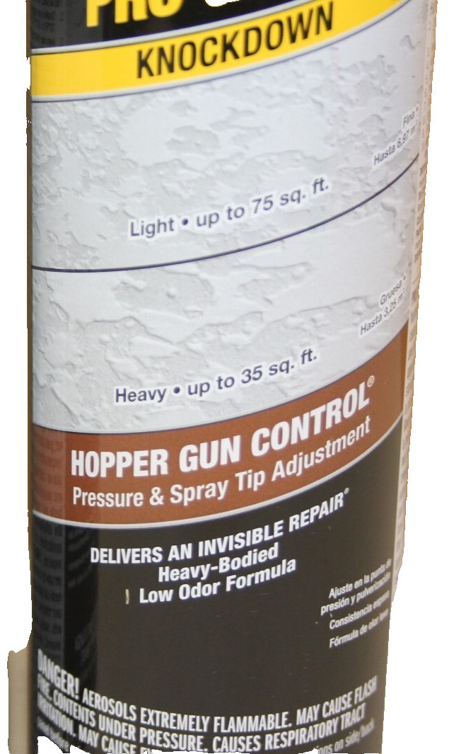 Homax Wall Texture Pro Grade KNOCKDOWN Water Based 25 oz #4565 gallery