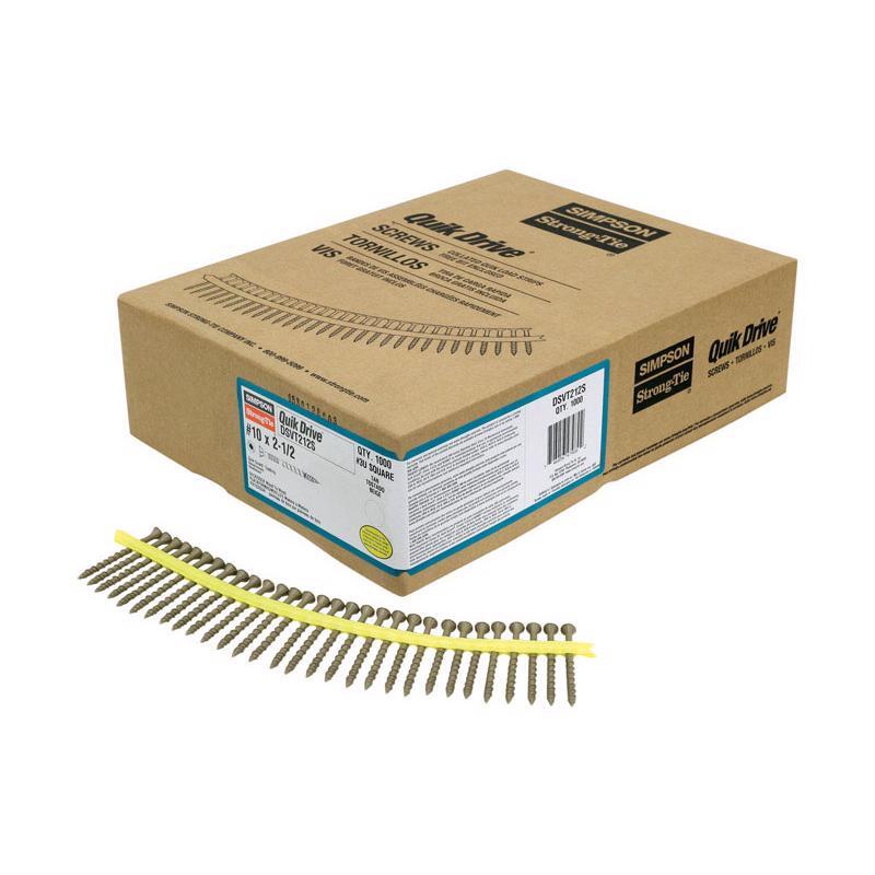 Simpson Strong-Tie DSVT212S Collated DSV Decking Screws No.10 x 2-1/2 L in. gallery