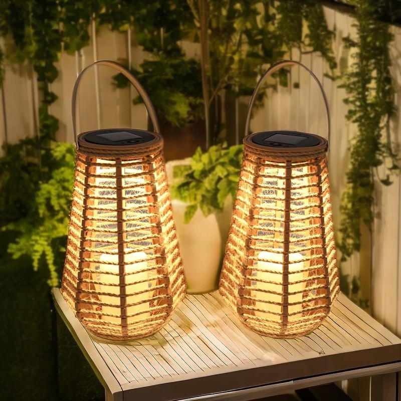 Solar LED Garden Lantern, Waterproof Outdoor Light for Patio, Pathway & Yard gallery