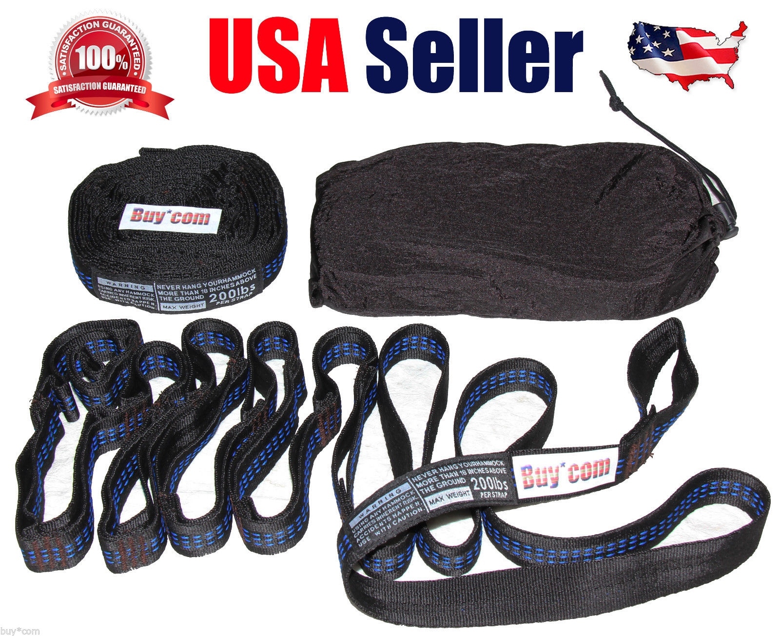 Ultimate adjustable Tree Hanging Atlas Straps Suspension System for ENO Hammock gallery