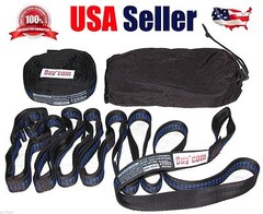 Ultimate adjustable Tree Hanging Atlas Straps Suspension System for ENO Hammock