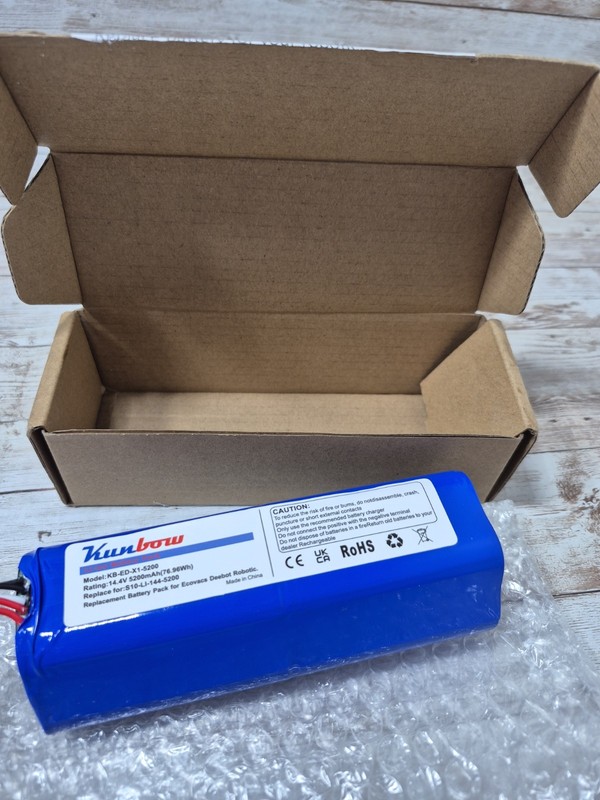 kunbow 5200mAh Replacement Battery for Ecovacs Deebot Ozmo 950 DX9G, Deebot X1, gallery