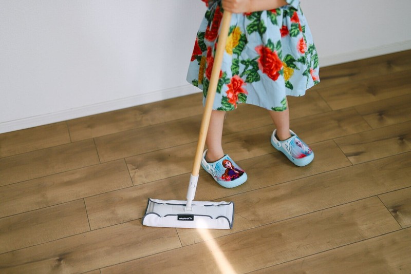 MUJI Cleaning Tools Flooring Wiper Customize Main body only White NEW Japan gallery