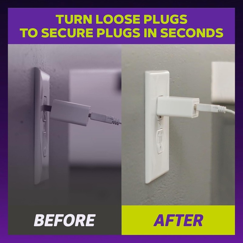 Outlet Plug Fix & Insert | Prevent Unplugging - 25/Pack gallery