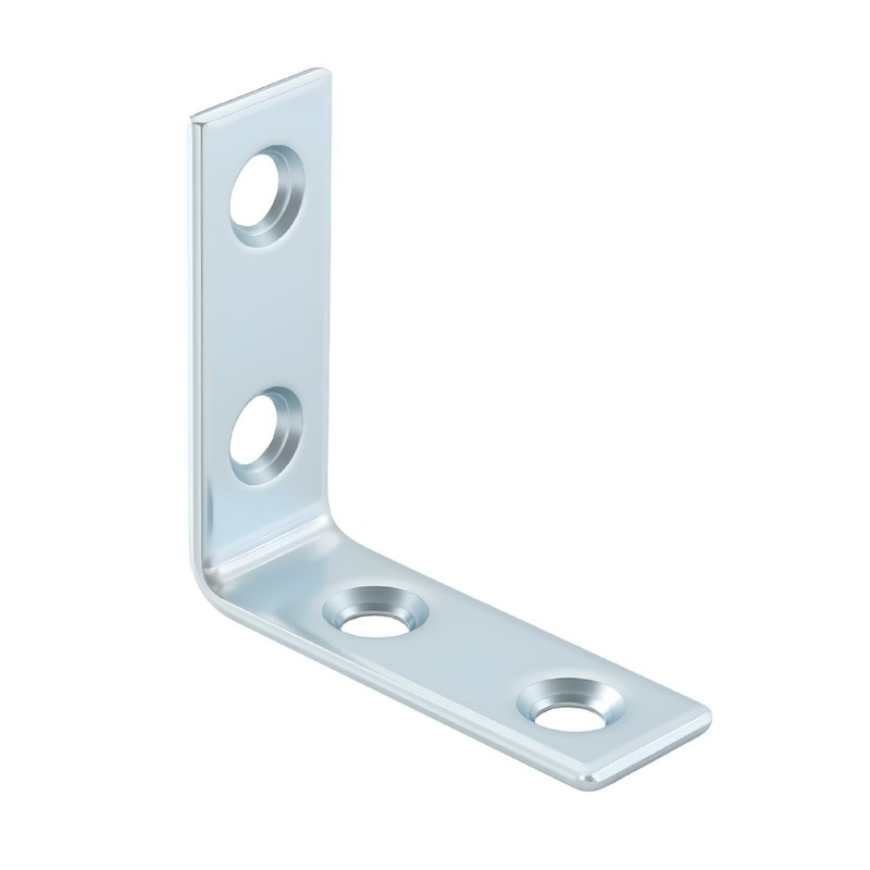 40 Pack L Bracket Corner Braces Small Metal L 1-1/2 inch Zinc-40Pack Zinc gallery
