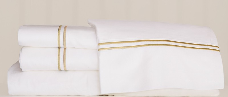 Hamptons 300 Thread Count 100% Egyptian Cotton 4 pcs Queen Size bed sheet set gallery
