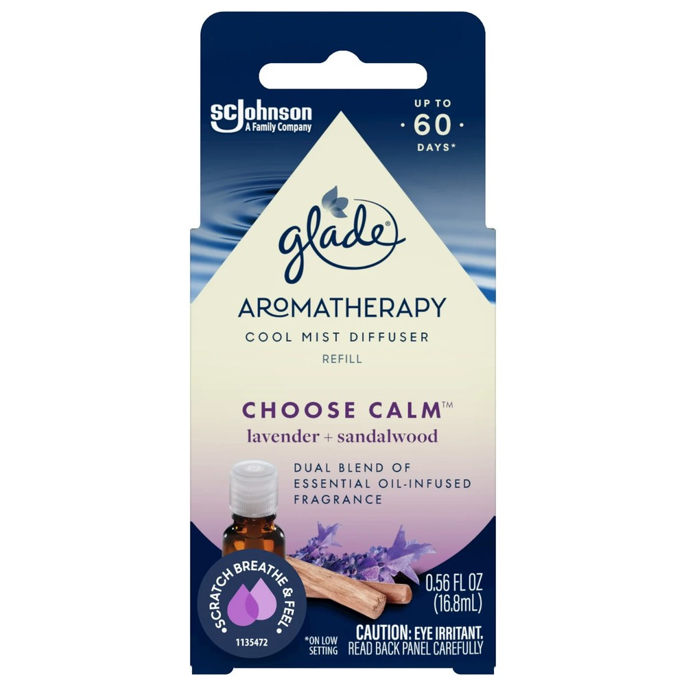 Glade Essential Oil Diffuser Refill Aromatherapy Diffuser 0.56oz PICK SCENT