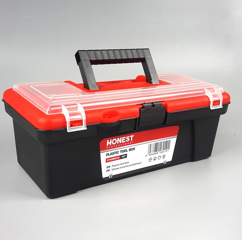 1pc 12 Inch Multifunctional Portable Tool Storage Box Organizer With Handle gallery