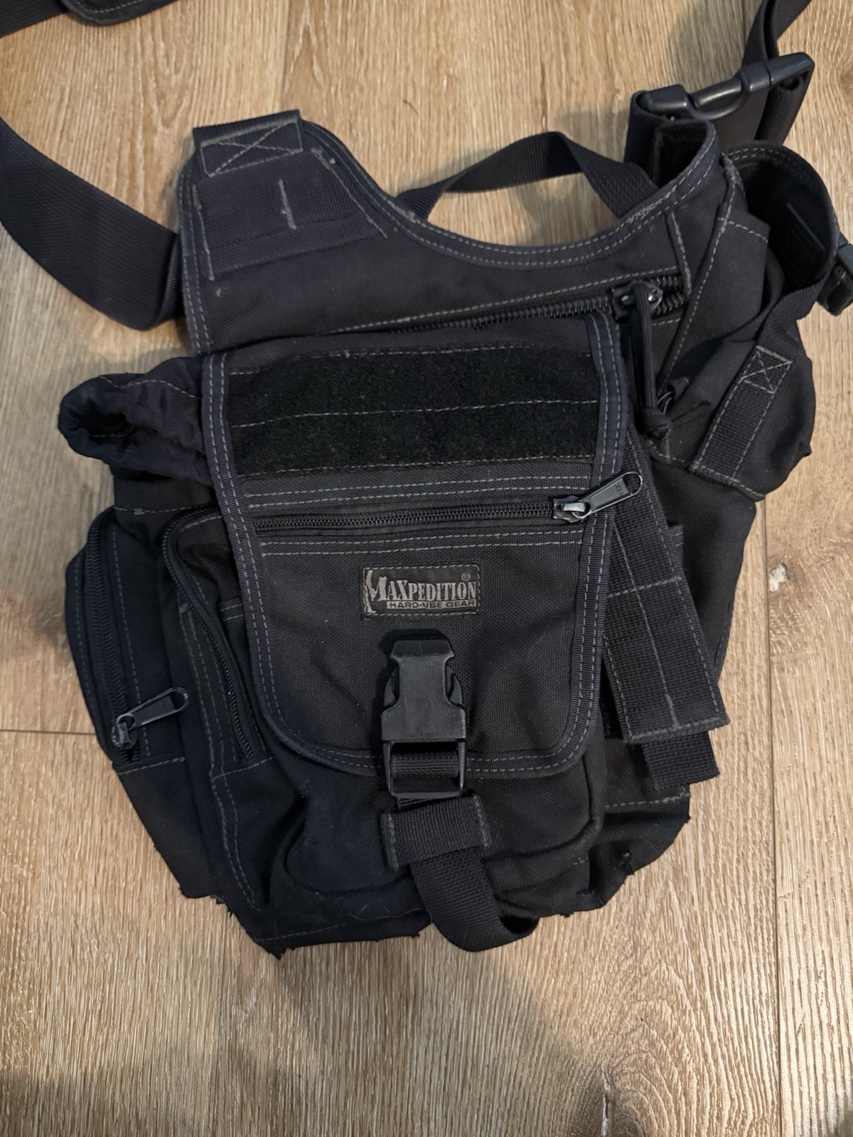 Maxpedition Fatboy Versipack Multi-Function Bag Black Nylon Construction 2