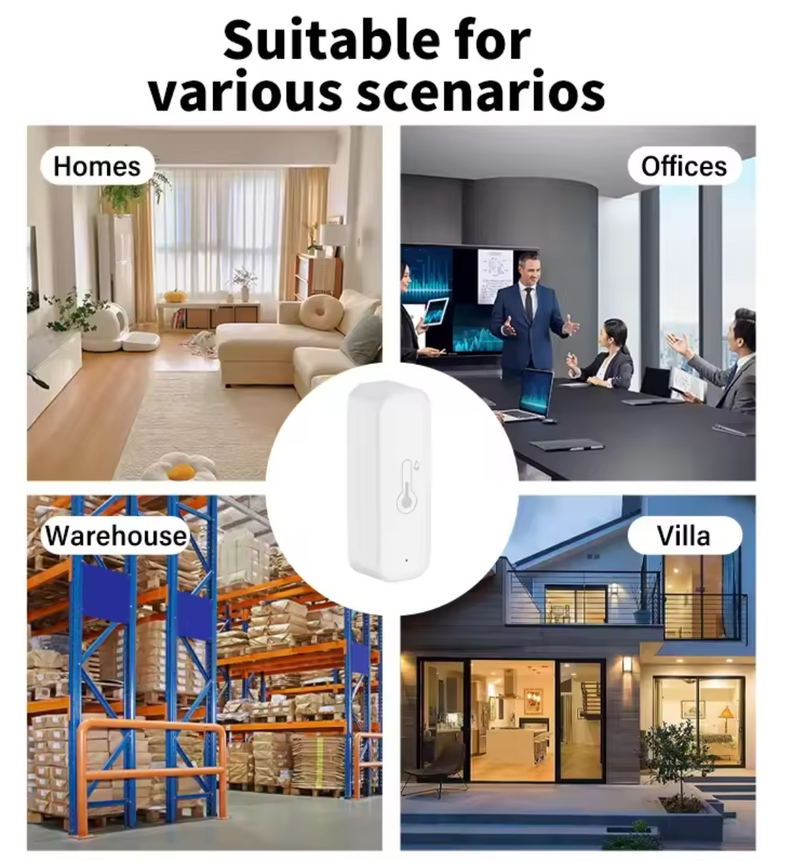 Tuya WiFi Temperature and Humidity Smart Home Thermometer Hygrometer APP Remote gallery