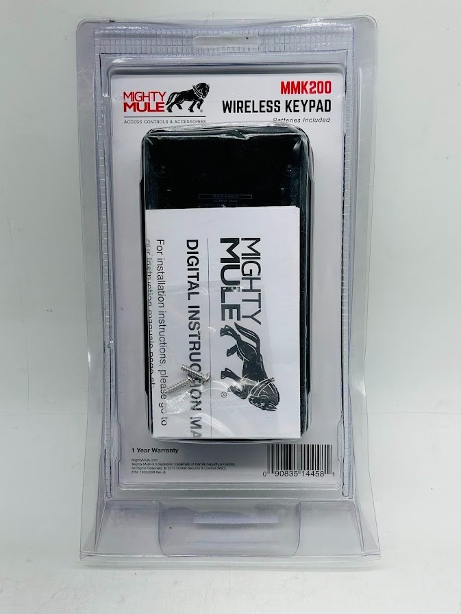 Mighty Mule MMK200 Wireless Keypad For Gate Openers With Code Safe gallery