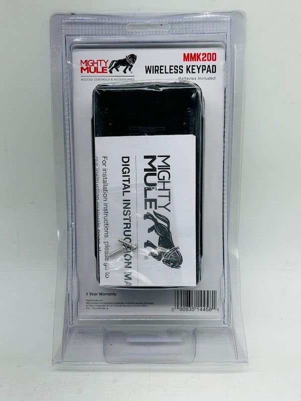 Mighty Mule MMK200 Wireless Keypad For Gate Openers With Code Safe gallery