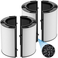 2 Pack Glass Filter 360 Activated Carbon Dyson HP1 HP2 TP09 TP07 965432-01 Combi