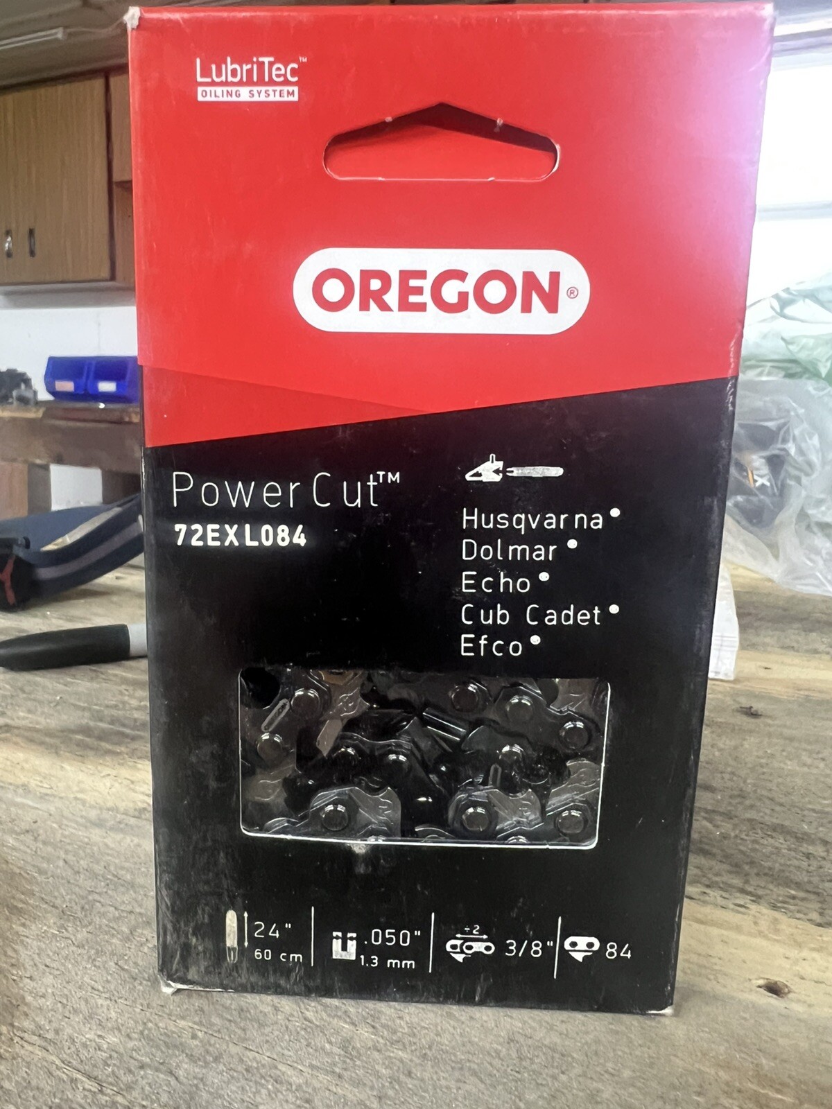 Oregon Powercut 24" 3/8" .050 84DL Full Chisel Chain 72EXL084G gallery