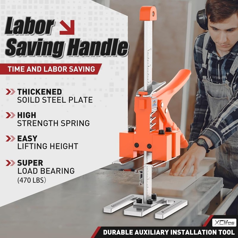 Labor Saving Arm Jack Tool 2 Pack, Furniture Jack, Wall Tile Locator, Multi F... gallery
