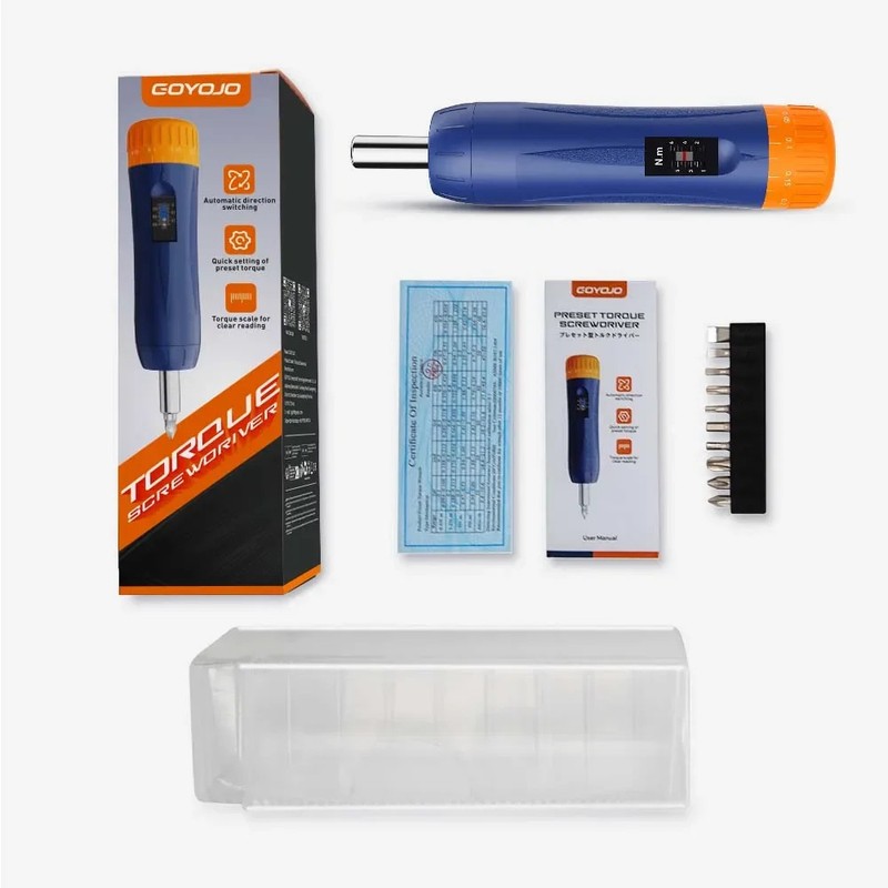 Professional Preset Torque Screwdriver 1-6Nm (8.85-53 in-lbs) 1/4" Drive gallery