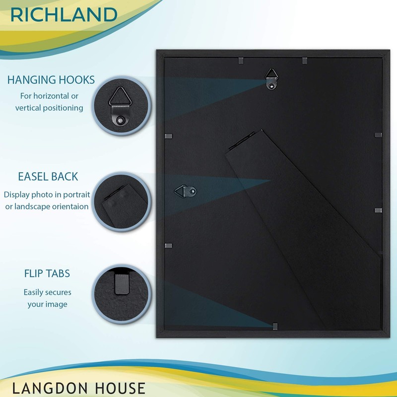 8.5x11 Certificate Frames Set (Black, 12 Pack) Distinguished Edging for Style... gallery