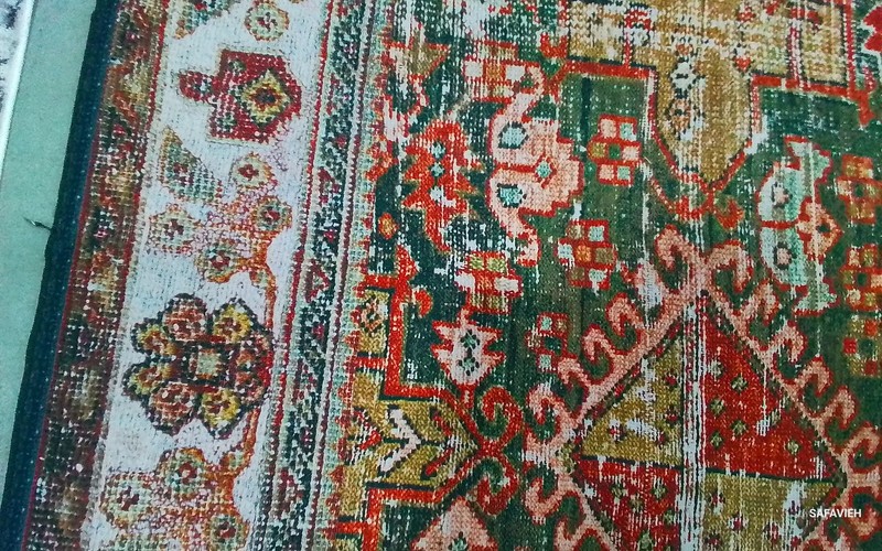 IVORY GREEN 8'-0" x 10'-0" Broken Thread Rug, Reduced Price 1172794739 TSN114A-8 gallery