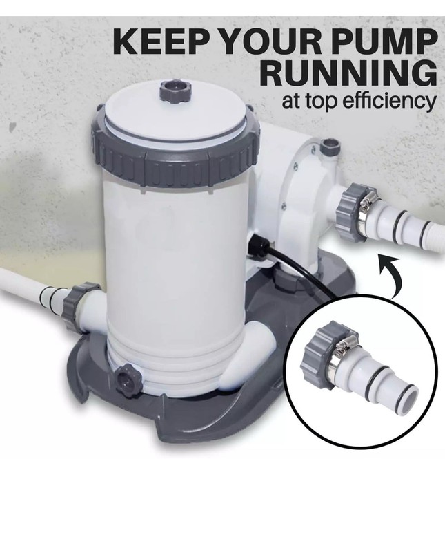 Tongass (2-Pack) Replacement Threaded to Clamp Style Hose Adapter for Intex Pool gallery