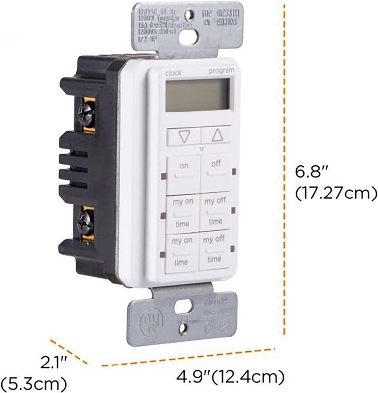 Energy-Saving In-Wall Timer: 4 Programmable Buttons for Smart Lighting Control gallery