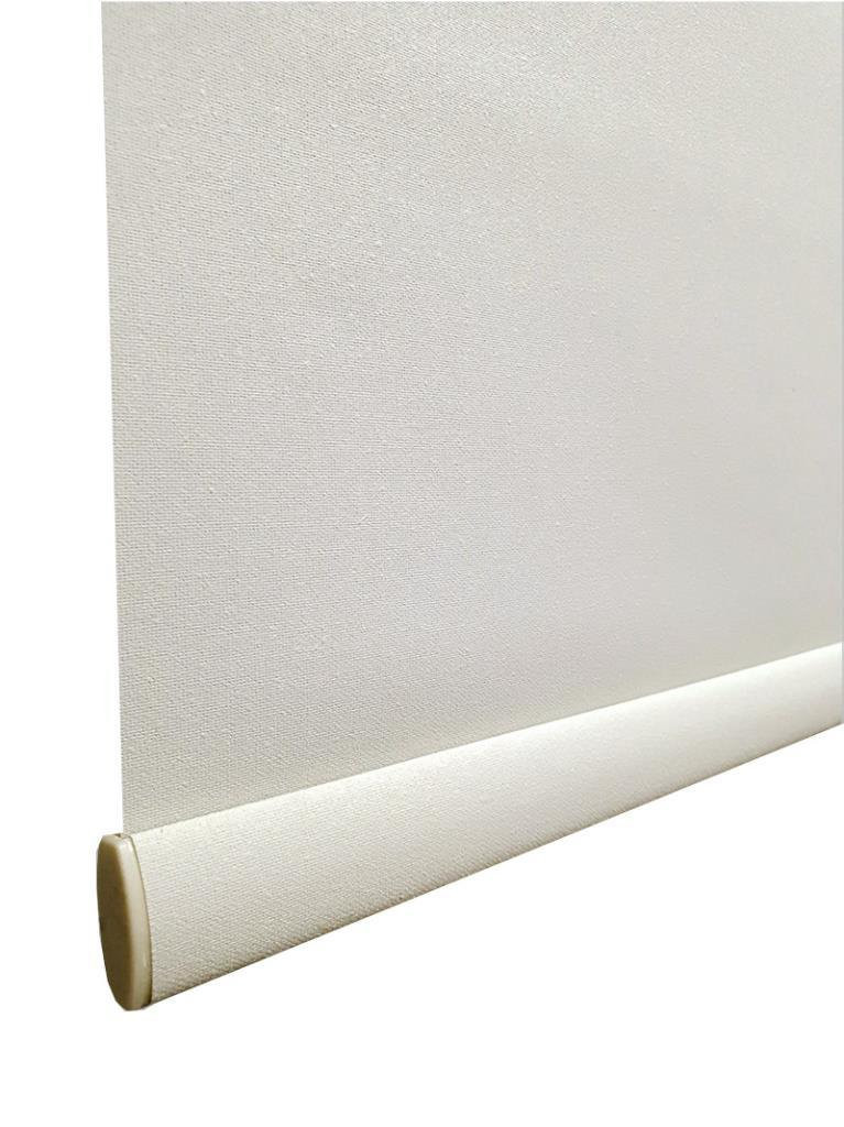 Beige Color Flat Matte Fabric Roller Blind Curtain For All Rooms, Light gallery