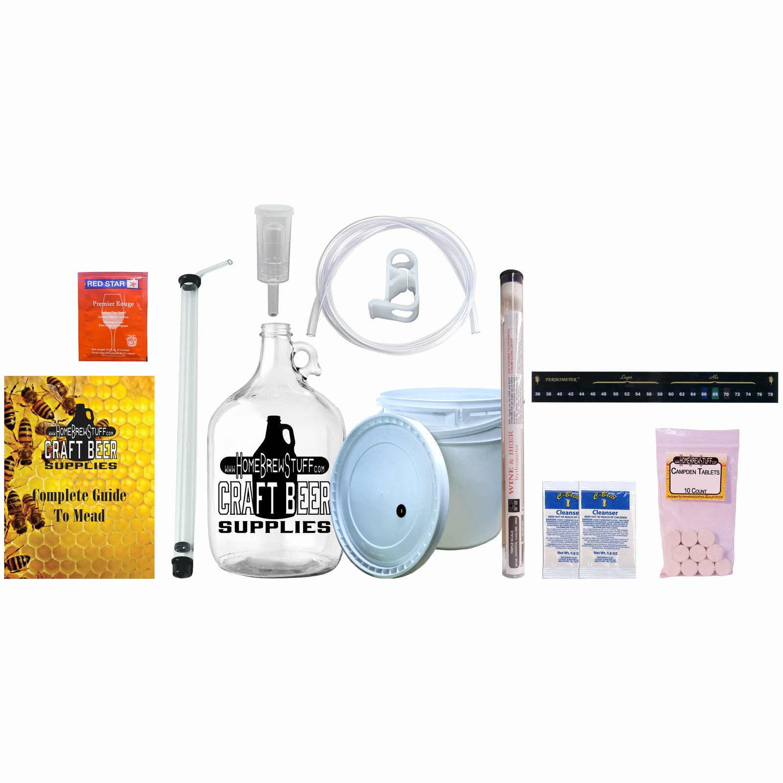 Mead Making Starter Kit - One Gallon - Make Your Own Mead Kit gallery