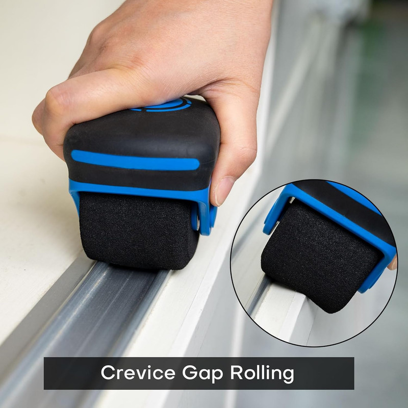 Sponge Seam Roller Vinyl Applicator Tool, 2 Pack Soft Foam Wheel Roller Paint Ro gallery