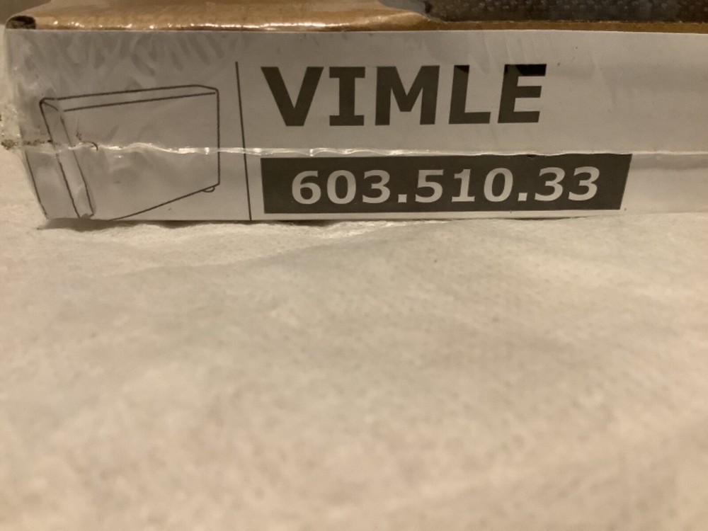 1 Ikea VIMLE COVER SLIPCOVER FOR ARMREST Orrsta Black Blue