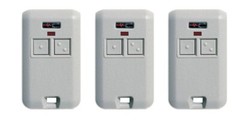 Comp Gate/Garage 2-Button Remote Multicode 300MHz 10 Switch 3-PACK