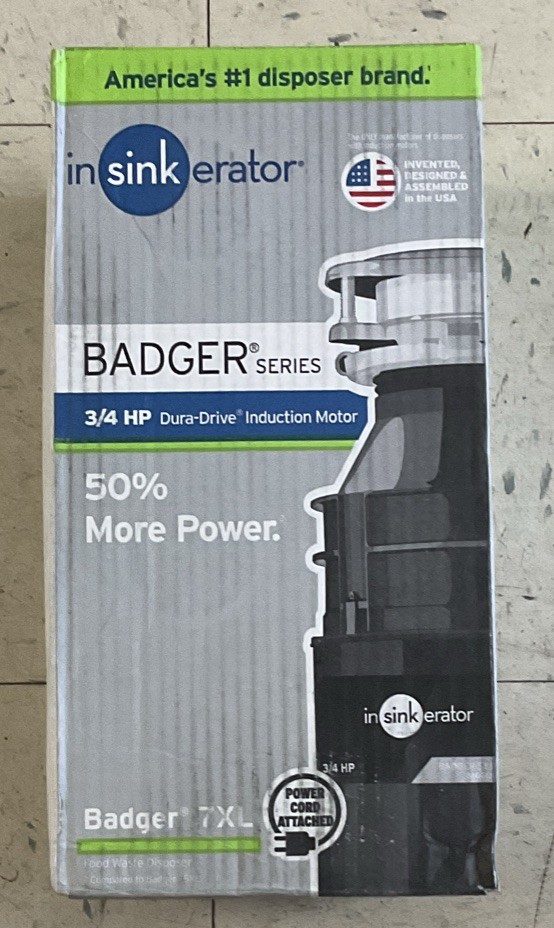 InSinkErator Badger 7XL Continuous feed 3/4-HP Garbage Disposal - New! gallery