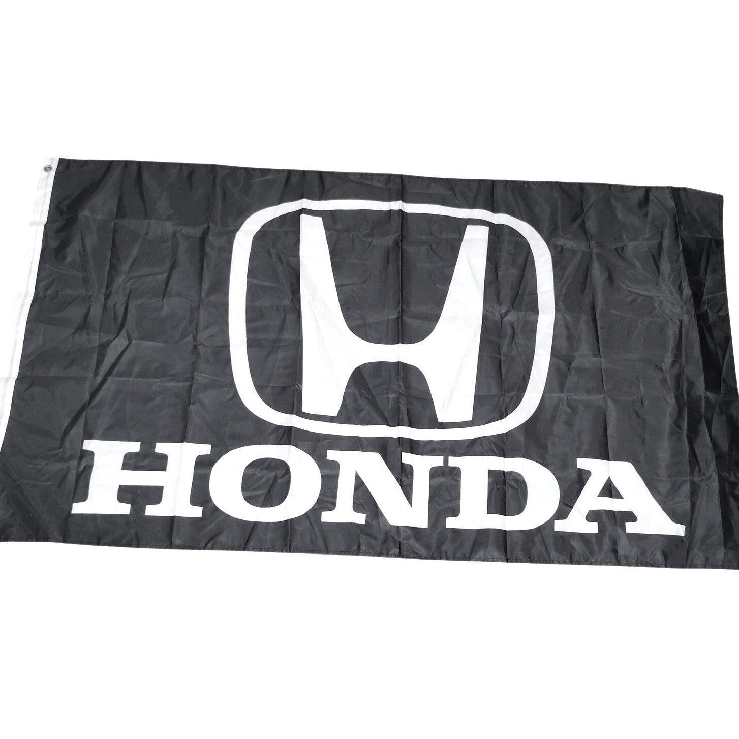 Honda Flag 3×5 ft Black White Logo Polyester Canvas Header Brass Grommets gallery