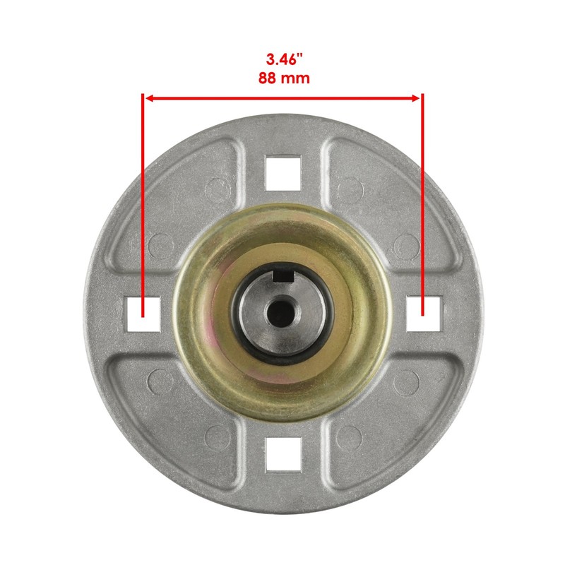 44" Deck Spindle with Pulley For Gravely ZT2044 915078 51510000 01599400 gallery