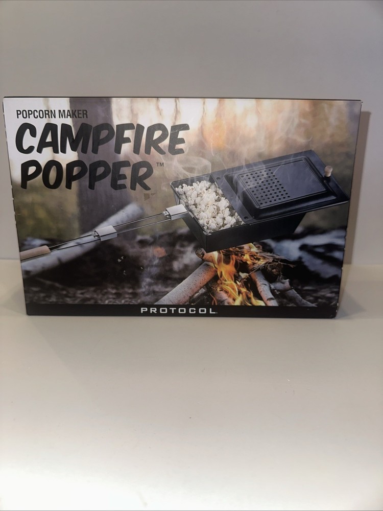 Campfire Popcorn Popper Protocol Camping Popcorn Maker 3 Quarts 5 Minutes Long